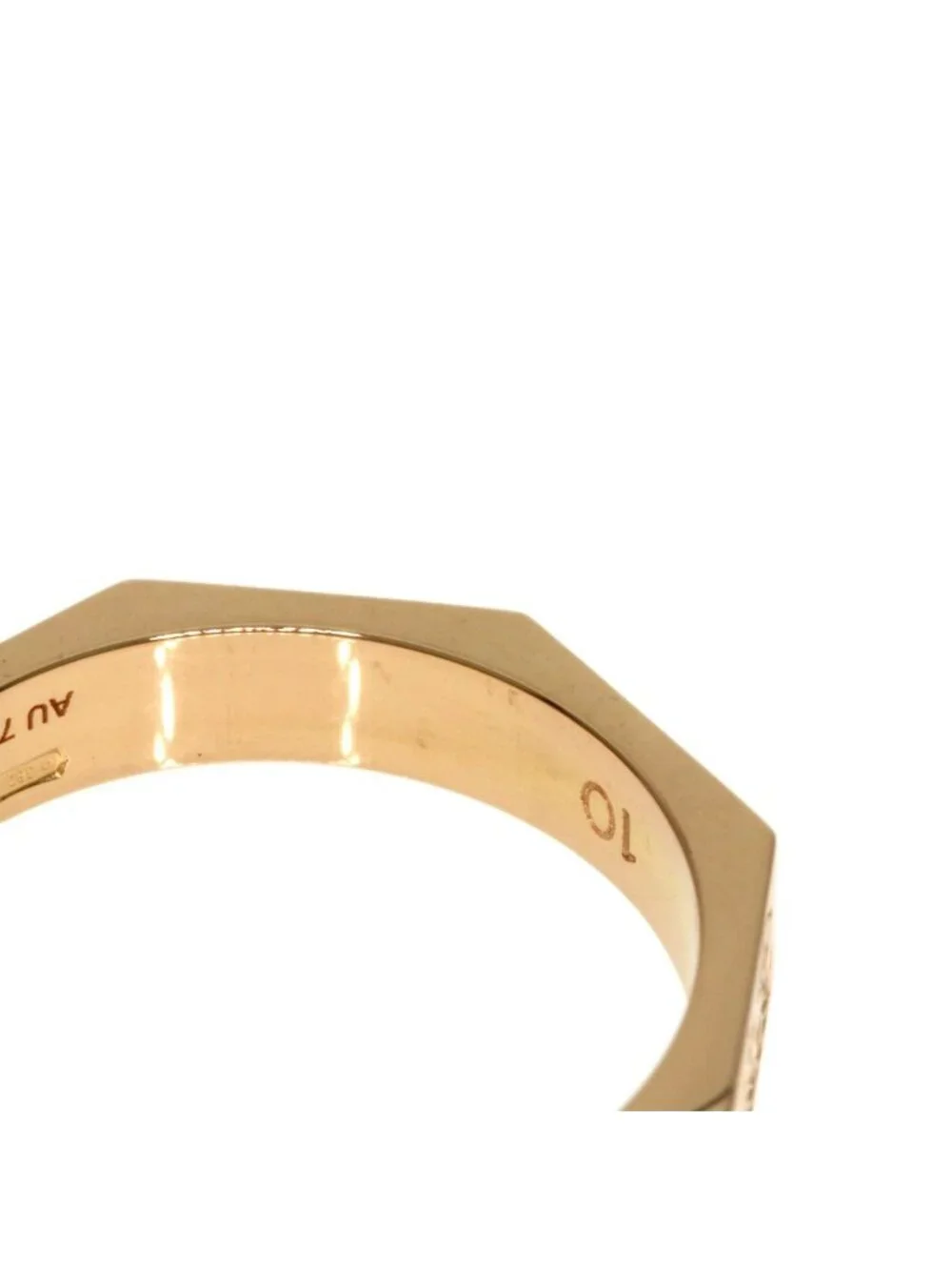 Gucci Octagon Ring 18k Pink Gold - Picture 10 of 10